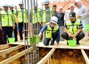 Gedung Layanan Perpustakaan Umum Kota Kendari Senilai Rp9.825 Miliar Mulai Dibangun, Rampung Desember 2025