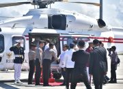 Helikopter AW 189 Polri Melaksanakan Pelayanan Penerbangan Kepresidenan untuk Presiden RI dan Presiden Perancis dengan Sukses