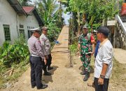 Polres Merangin Turun Tangan Perbaiki Jembatan Gantung Viral di Medsos