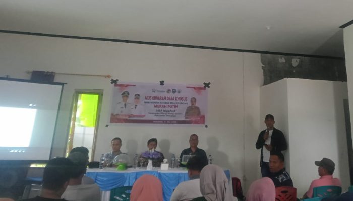 Musyawarah Desa Khusus Pembentukan Koperasi Desa Merah Putih Desa Numana