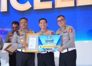 Ditlantas Polda Sultra Meraih Penghargaan Dalam Rakernis Fungsi Lalu Lintas