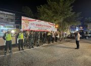 Antisipasi Gangguan Kamtibmas, Polres Kolaka, TNI dan Satpol PP Gelar Apel KRYD Gabungan