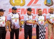 Gubernur Sultra Melepas Jalan Sehat Bayangkara dan OPD di MTQ Kota Kendari 
