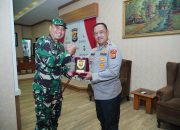 Silaturahmi Hangat Kapolda Sultra dan Danlanud Haluoleo Perkuat Sinergi TNI-POLRI