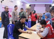 Sambut Hari Bhayangkara ke-79, Sidokkes Polres Kolaka Gelar Bakti Kesehatan Donor Darah