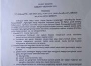 Wali Kota Kendari Imbau Masyarakat Sambut Hari Raya Idul Adha 1446 H Tanpa Sampah Plastik