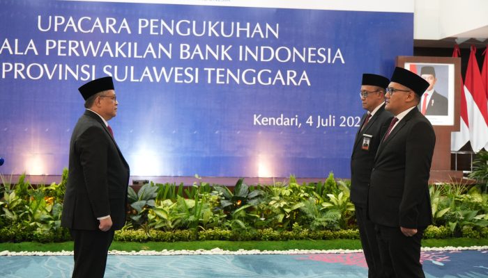 Edwin Permadi Gantikan Doni Septadijaya sebagai Kepala KPw BI Sultra