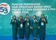 Ketua TP PKK Kota Kendari Hadiri Puncak Peringatan HKG PKK ke-53 dan Rakernas X PKK Tahun 2025 di Samarinda 