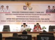 Sekda Sultra Buka Sosialisasi Permendagri Nomor 17 Tahun 2023 dan Penandatanganan PKS Pemanfaatan Data Kependudukan