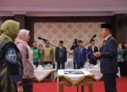 Gubernur Sultra Kukuhkan Arinta Andi Sumangerukka sebagai Bunda PAUD dan Bunda Literasi Provinsi Sultra