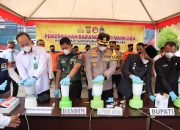 Polres Kolaka Musnahkan 1,4 Kg Narkoba: Komitmen Tegas Perangi Peredaran Narkotika