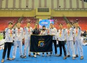 Tim Taekwondo Polda Sultra Raih 5 Emas di Kapolri Cup 6, Gibraldi Al Muisu Sabet Gelar Atlet Terbaik Junior