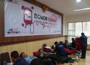 Komitmen Tunaikan Program K3, OJK Sultra Gandeng PMI Gelar Donor Darah