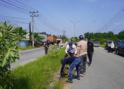Tiga Hari Pengecatan Jalan, Sekretariat DPRD Kota Kendari Sentuh 5 Km Jalan Madusila