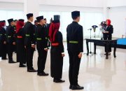 Kukuhkan 43 Paskibraka dan 7 Duta Pancasila, Wali Kota Kendari: Jalankan Tugas dengan Penuh Tanggung Jawab