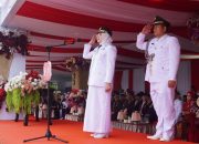 Pemkot Kendari Gelar Upacara Peringatan HUT ke-80 RI Berlangsung Khidmat, Dirangkaikan  Penyerahan Penghargaan dan Santunan