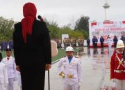 Wali Kota Kendari Pimpin Upacara Penurunan Bendera HUT ke-80 Kemerdekaan RI
