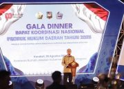 Gubernur Sultra Sambut Peserta Rakornas dalam Gala Dinner di Rujab Gubernur
