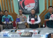 Polda Sultra Ungkap Tiga Kasus Besar Peredaran Narkotika, Tiga Tersangka Diamankan dengan BB 6,8 Kg Sabu