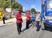 Ditlantas Polda Sultra Gelar “Gerakan Polantas Menyapa” Meriahkan HUT ke-80 RI di Kendari