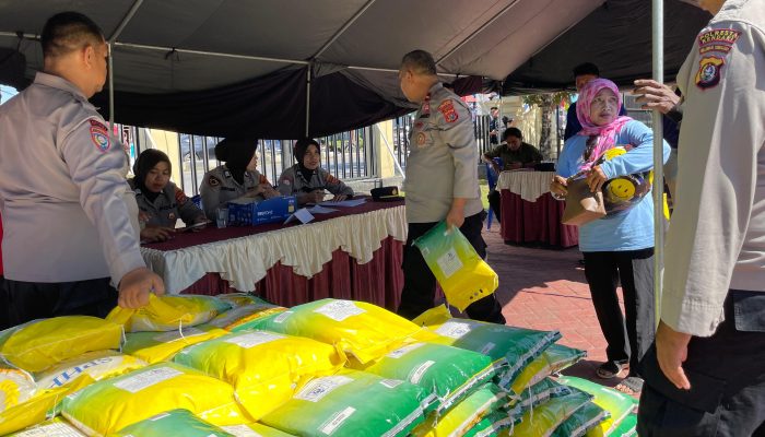 Polda dan Bulog Sultra kembali Hadirkan Gerakan Pangan Murah, 5 Ton Beras SPHP Disiapkan