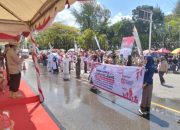 Disdalduk-KB Kota Kendari Ikut Meriahkan Karnaval Juang Peringatan HUT ke-80 RI