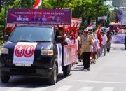 Sekretariat DPRD Kota Kendari Semarakkan Karnaval HUT ke-80 RI dengan Tema Perjuangan Kemerdekaan