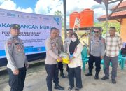 Polres Konawe Utara Gelar Gerakan Pangan Murah Bersama Bulog, Sediakan 1,5 Ton Beras untuk Warga Kurang Mampu