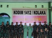 Dandim 1412/Kolaka Apresiasi Prajurit Pindah Satuan, Sambut Prajurit Baru, dan Lepas Prajurit Purna Tugas