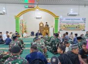 Kodim 1412/Kolaka Bersama Pengurus Masjid Manunggal Al Jariah Peringati Maulid Nabi Muhammad SAW