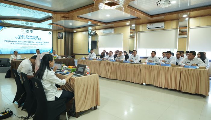 Imigrasi Kendari Siap Raih Predikat WBBM, Jalani Desk Evaluasi Kemenpan RB