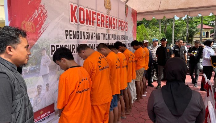 Polda Sultra Ungkap Kasus Curanmor, Pencurian Rumah Kosong, hingga Penggelapan Kendaraan