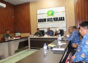 Dandim 1412/Kolaka Bersama Pemda Koltim Ikuti Rakornis TMMD Ke-126 secara Virtual