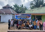 Jelang HUT ke-80 TNI, Posal Wawonii Gelar Aksi Bersih Masjid