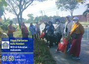 Dinas Pertanian Kendari Gelar Kerja Bakti Bersih-Bersih Lingkungan