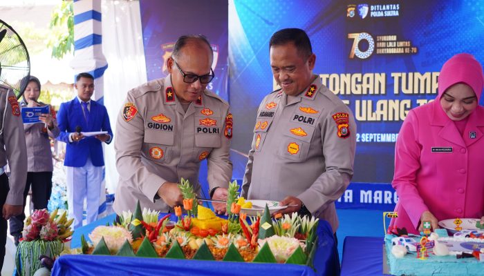 Hari Lalu Lintas Bhayangkara ke-70, Polda Sultra Dorong Keselamatan Jalan
