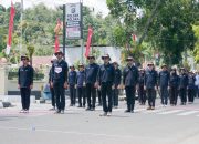 Berpartisipasi Meriahkan Hut ke-80 RI di Kolaka, PT Vale Ikut Gerak Jalan