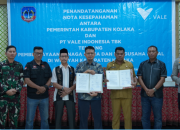 Komitmen Memberdayakan tenaga kerja dan pengusaha lokal, PT Vale bersama Pemda Kolala Teken MoU