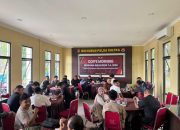 Pererat Sinergitas, Insan Pers dan Bid Humas Polda Sultra Coffee Morning Bersama