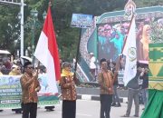 Kafilah Kota Kendari Ramaikan Pawai Ta’aruf STQH Nasional XXVIII 2025