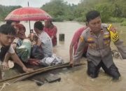 Tanggap Penanganan Bencana Alam di Kecamatan Watubangga Kabupaten Kolaka oleh Kapolres Kolaka