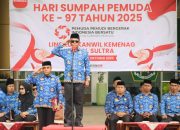 Pimpin Upacara Peringatan Hari Sumpah Pemuda Lingkup Kemenag Sultra, Kakanwil: Pemuda Motor Penggerak Perubahan Menuju Indonesia Emas