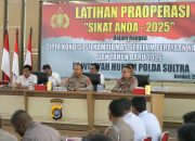 Biro Ops Polda Sultra Gelar Latihan Praoperasi “Sikat Anoa 2025” Jelang Natal dan Tahun Baru
