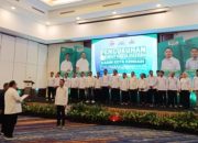 Ketua Kadin Sultra Kukuhkan Pengurus Kadin Kota Kendari Periode 2024-2029