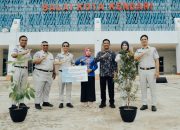 Jasa Raharja Sultra Serahkan 400 Bibit Pohon ke Pemkot Kendari