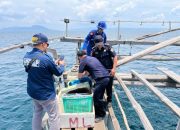 Personel Ditpolairud Polda Sultra Laksanakan Patroli Gabungan di Perairan Pulau Bokori 