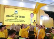 Terpilih  Aklamasi, La Ode Darwin Pimpin Golkar Sultra 2025 - 2030