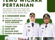 3 Desember 2025, Dinas Pertanian Kota Kendari Bakal Gelar Temu Wicara Pertanian