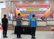 Polda Sultra Gelar Penandatanganan Pakta Integritas dan Pengambilan Sumpah Penerimaan Bintara Brimob Polri 2026