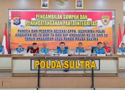 Polda Sultra Gelar Pengambilan Sumpah dan Penandatanganan Pakta Integritas Seleksi Pendidikan Pengembangan Polri TA 2026